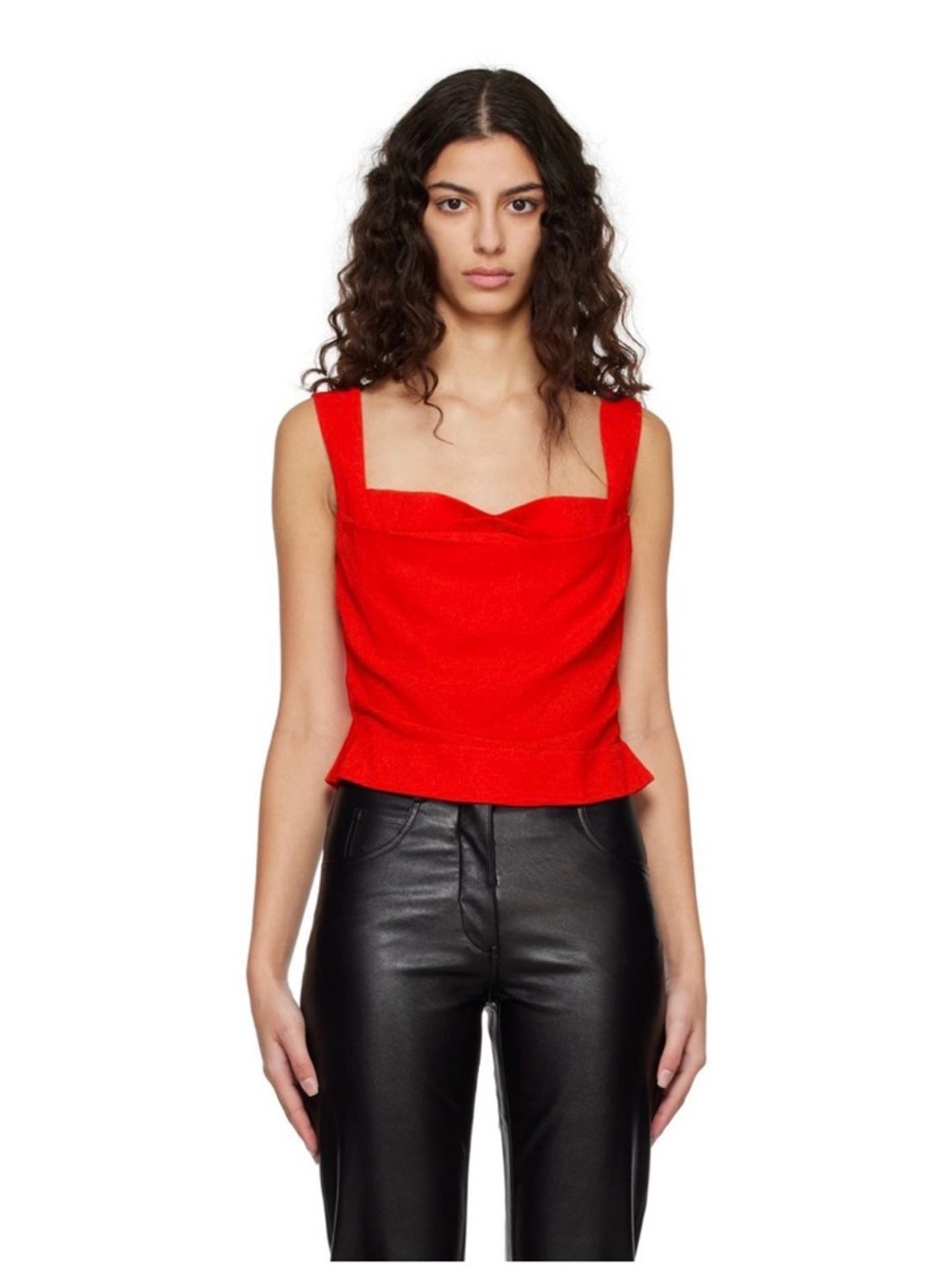Miaou Imogene Corset Top Red Size XL